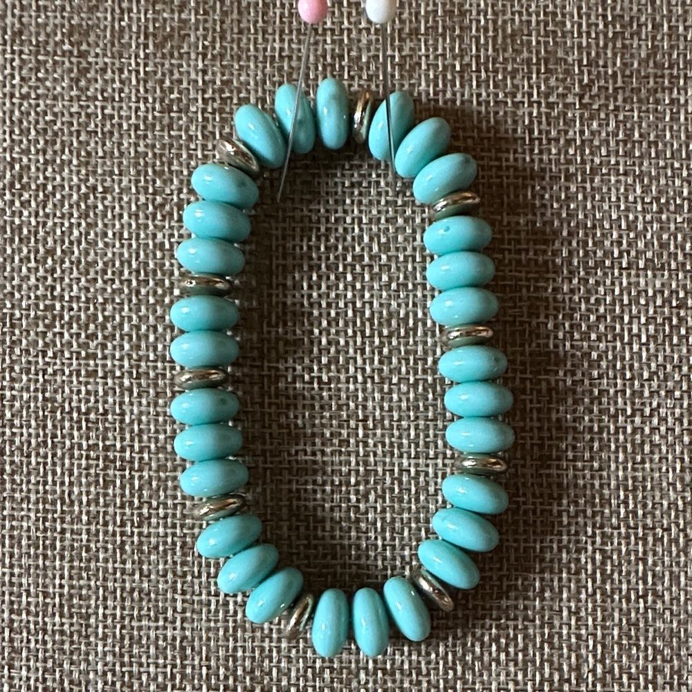 Plunder Turquoise and Silver Bracelet
